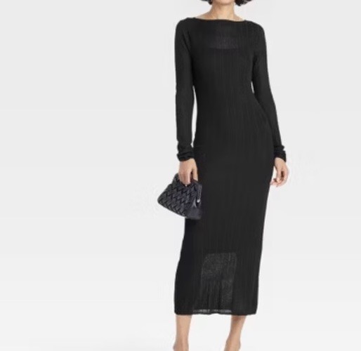 ava and viv black dress Women's Plus Sleeveless Button-Front Midi A-Line Dress