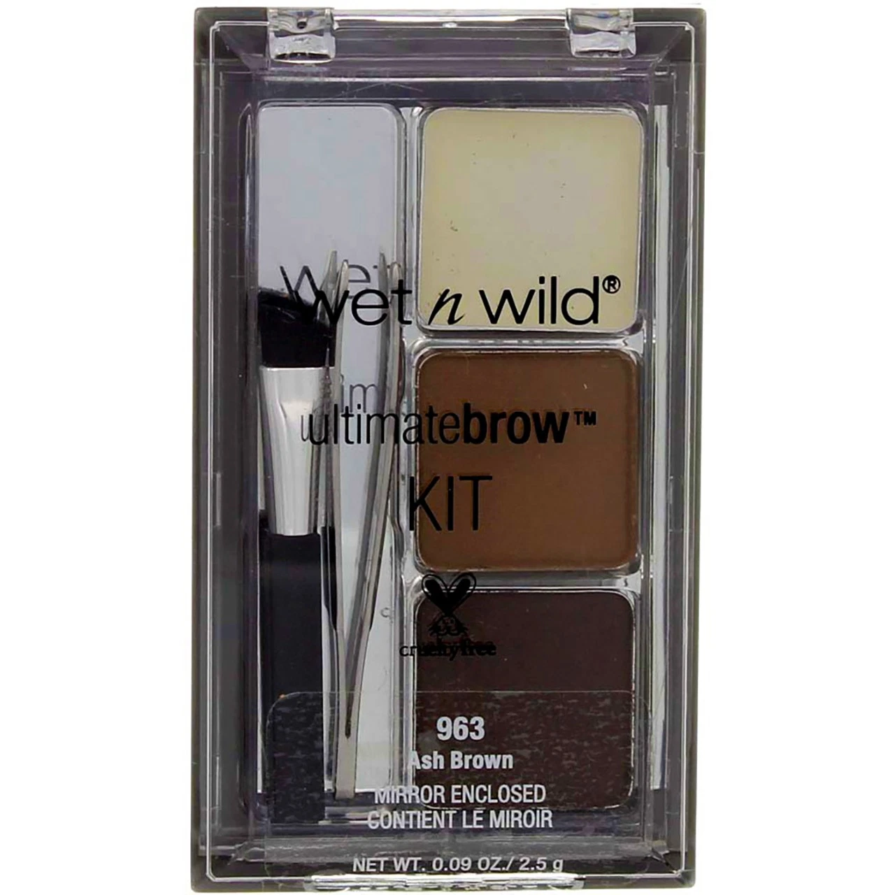 5 Pack Wet n Wild Ultimate Brow Kit, Ash Brown 963, 0.09 oz