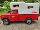 Vintage 1974 Tonka Dodge Pickup Camper; Painted Over / Includes Door & Windows