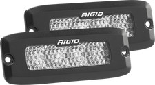 Rigid Industries Srq - 60 Deg. Lens - White - Flush Mount - Set Of 2 Rigid Industries Srq - 60 Deg. Lens - White - Flush Mount - Set Of 2