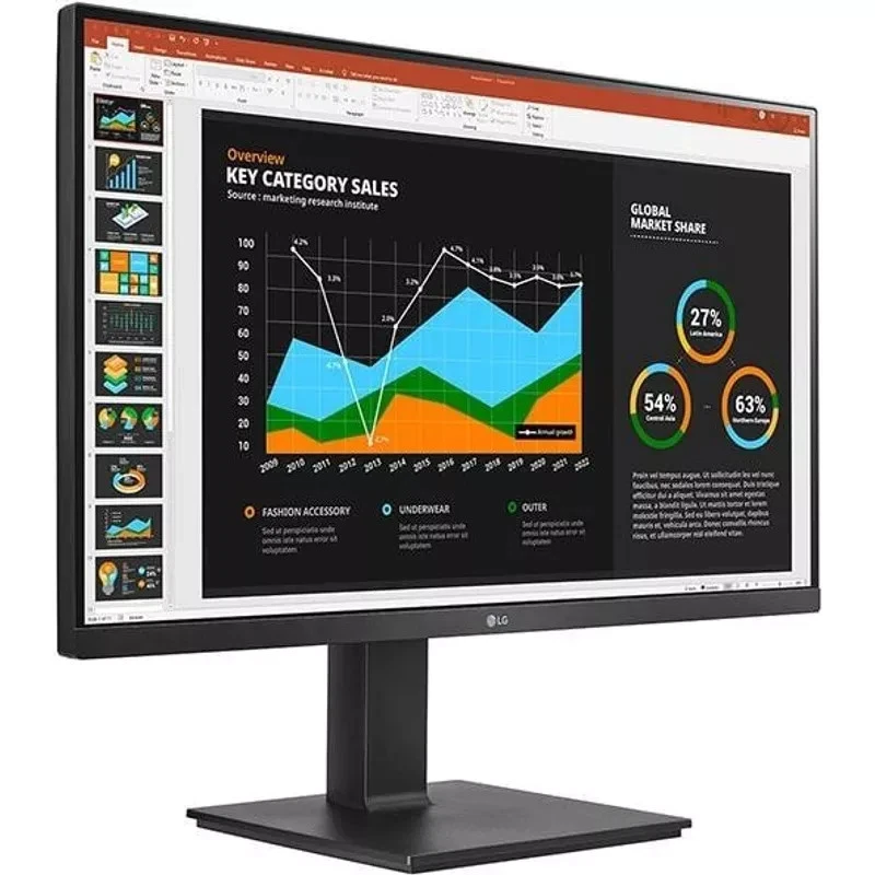 LG 27BQ75QB- Business Monitor - QHD IPS Panel, HDMI, USB-C Schwarz - Bild 4 von 4