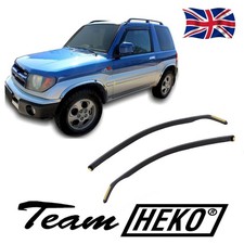 Wind Deflectors Fits Mitsubishi Pajero Pinin 1998-2007 3-Door 2-Pcs Set Heko