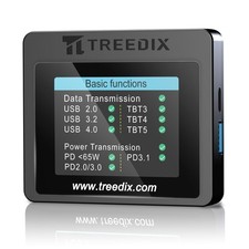 USB Cable Tester with 2.4" Color Screen for eMarker Reading, PD 3.0/3.1 Detec...