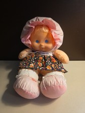 Fisher Price Puffalump Kids Pink Peach Plush Baby Doll 13" Vintage 1991 L K