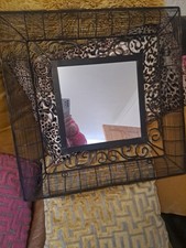 European Mirror With Decorative Border