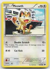 Meowth 80/99 -MP- Pokemon EN Next Destinies on eBay