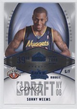 2008-09 Fleer Hot Prospects Rookie Blue Sonny Weems #145 8y7