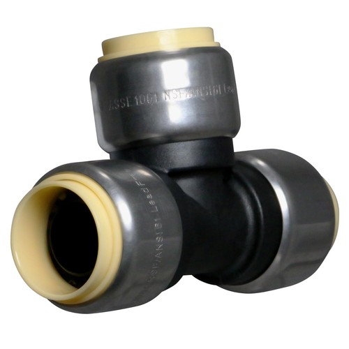PPSU Plastic Push Fit Tee 3/4" Push To Connect Plumbing Fitting 2 PCS
