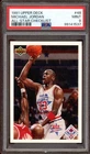 Michael Jordan All-Star Game Card 1991-92 Upper Deck #48 PSA 9