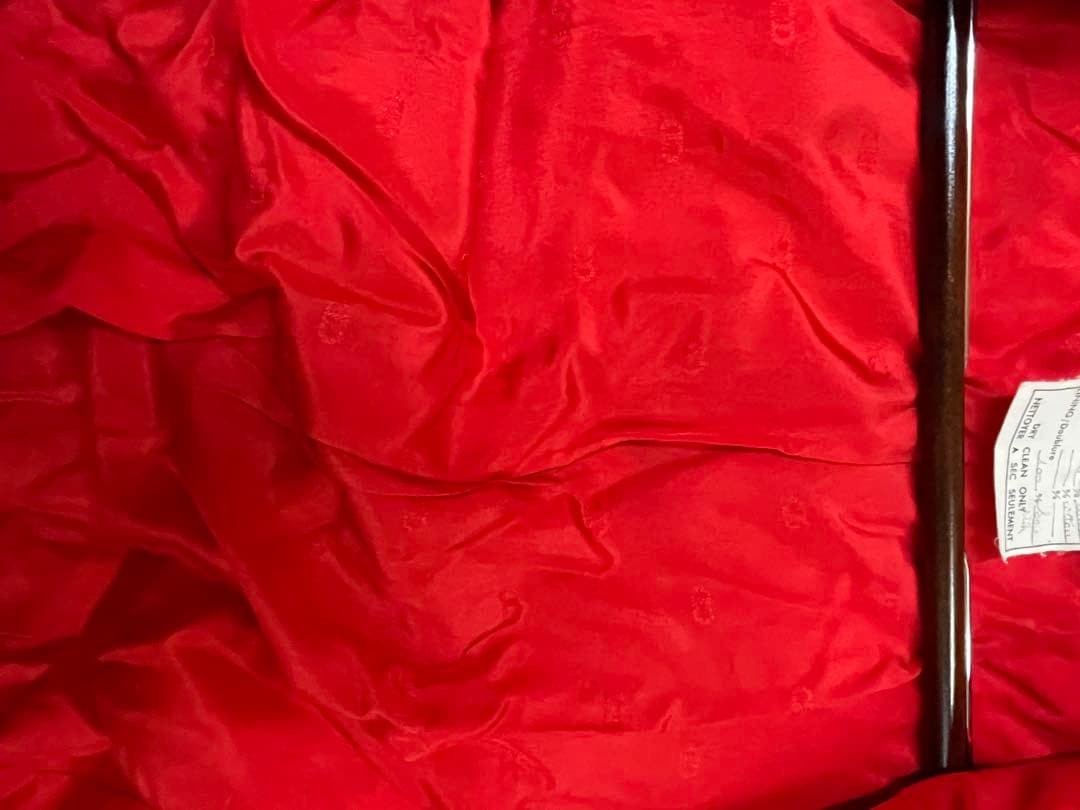 Christian Dior Vintage Jacket Red Black Stars Moon Motif Size 38 thumbnail 8