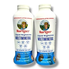 *Mary Ruth's Liquid Nighttime Multimineral -Coconut Dream-15.22fl.oz. LOT OF 2