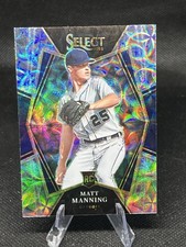 2022 Panini Select - Premier Level Scope Prizm #114 Matt Manning (RC) Detroit