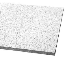 Armstrong 1713 Fine Fissured Ceiling Tile, 24 In W X 24 In L, Square Lay-In,