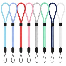 Wrist Strap Lanyard, 8 Pack Adjustable Wristlet Phone Lanyards for Keys, Cell