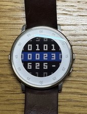 Pebble Time Round Smart watch Silver 20mm WORKING