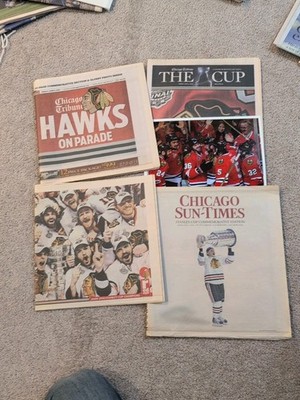 Chicago Blackhawks Stanley Cup Parade Sun Times/Trib. /Redeye Newspapers 6/11/10