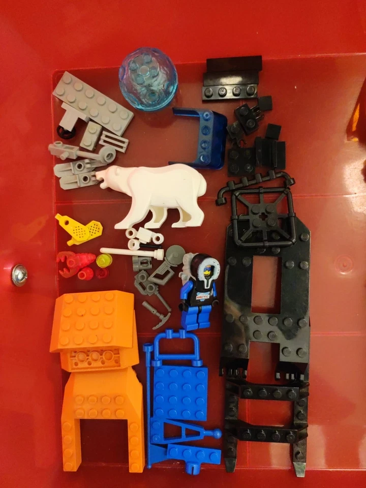 LEGO 6586 Town: Polar Scout 99,5% полный просто отсутствует наклейки - Изображение 2 из 3