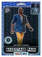 2019-20 Hoops Premium Stock #2 Chris Paul Backstage Pass Blue