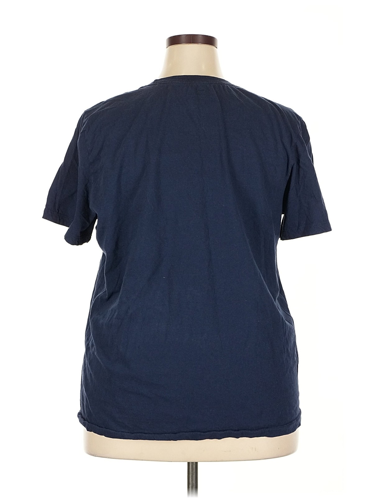 Nike Women Blue Short Sleeve T-Shirt XXL thumbnail 2