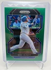 2022 Panini Prizm #42 Max Muncy Green Prizm Los Angeles Dodgers
