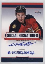 2013-14 Panini Playbook Social Signatures Wojtek Wolski #SS-WW Auto 0c3