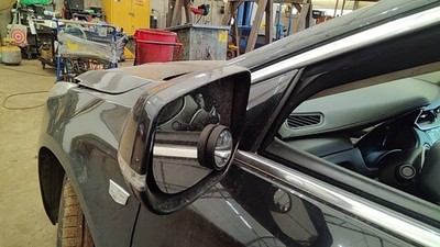 Driver Side View Mirror Manual Folding Opt Dwk Fits 16-19 XTS 7140859