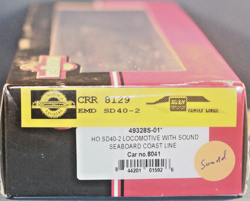 HO Intermountain 49328S EMD SD40-2 CLINCHFIELD CRR #8129 DCC Sonido Número Personalizado | Condition: New: Other (See Details)
