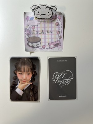 Ive Empathy Rei Photocard PC Apple music am 3.0 Benefits pob Applemusic