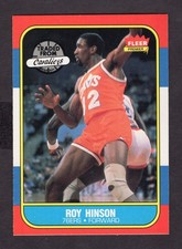 1986/87 FLEER ROY HINSON CARD NO:46  NEAR MINT CONDITION