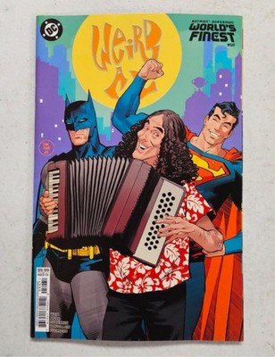 WEIRD AL YANKOVIC Comic Cover VARIANT ~ SUPERMAN BATMAN Worlds Finest # 50 NM