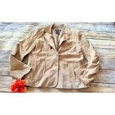 BRANDON THOMAS TAN LEATHER JACKET