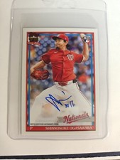 2026 Topps Shinnosuke Ogasawara Autograph Rookie #91A-SHIN Nationals