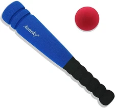Aoneky 11.8 Inch Min Foam Baseball Bat and Ball