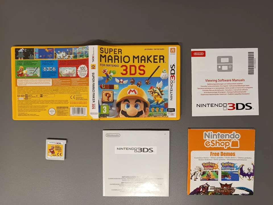 NINTENDO 3DS N3DS SUPER MARIO MAKER 3DS MUY BUEN ESTADO PAL ESPAÑA, foto 1 de 4