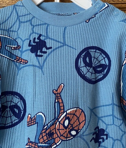 Marvel Spider-Man Baby 2pc Set Shirt & Pants Size 9 Months - Picture 2 of 6