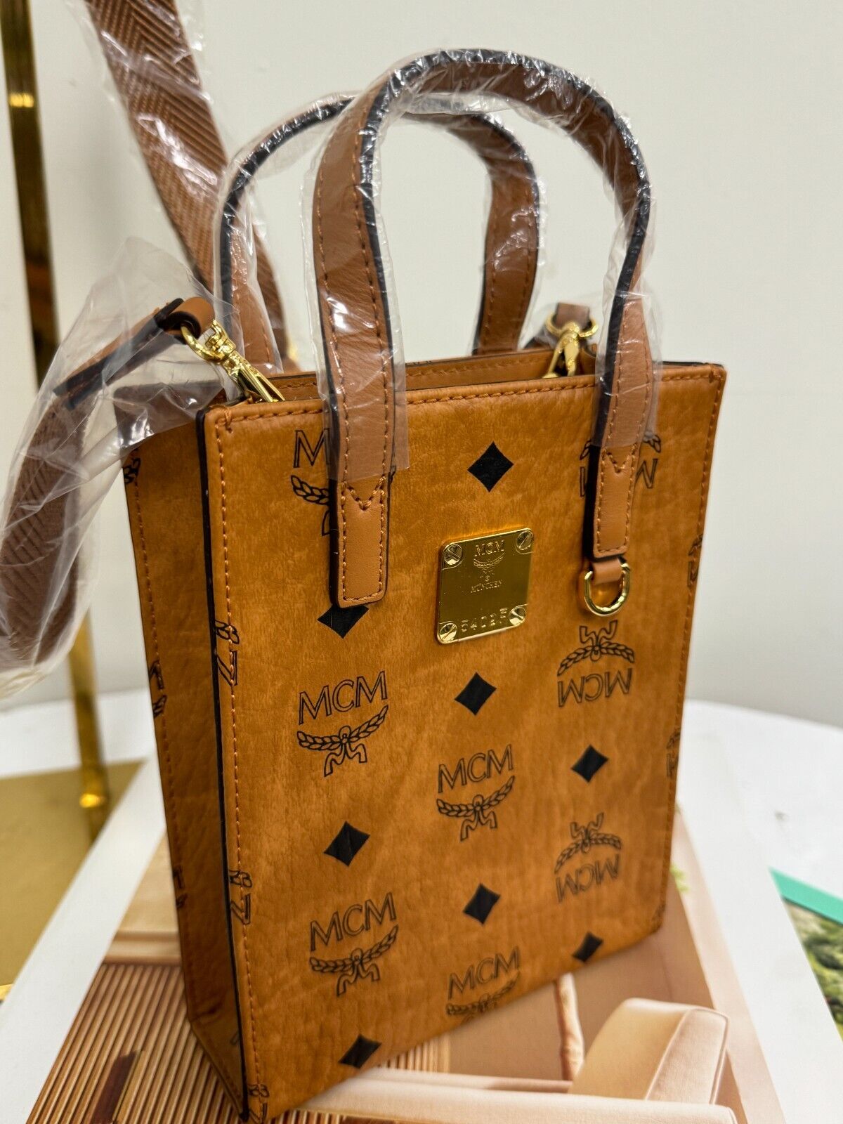 MCM Mini Bag in Brown