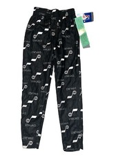 Utah Jazz NBA Boys XS 4/5 Black And White Pajama Pants
