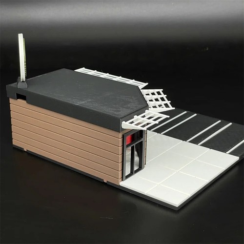 1/64 Scale Model Coffee Shop Parking Lot Dioramas Miniature Scene Layout - Picture 6 of 8