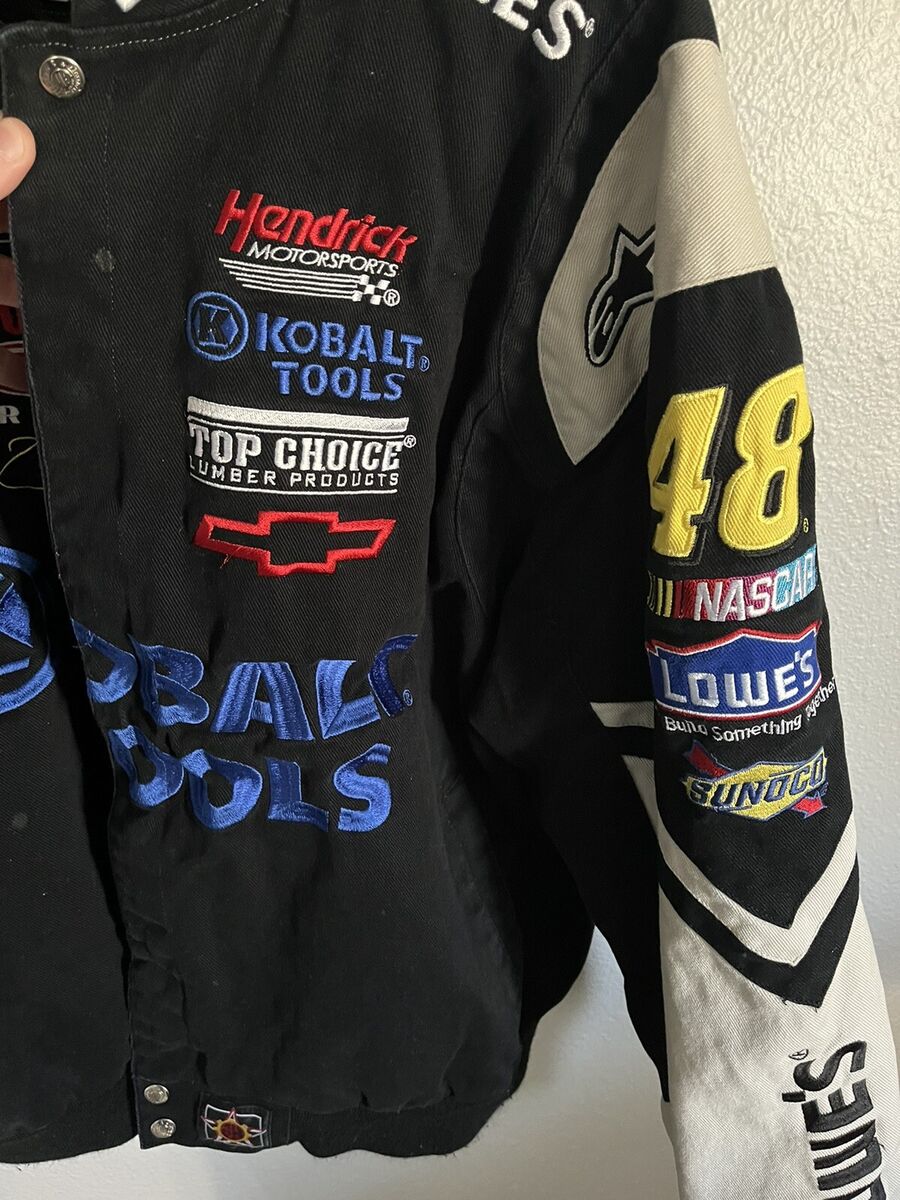 Vintage Lowes Racing Jimmie Johnson Jacket #48 JH Designs Vintage Lowes Racing Jimmie Johnson Jacket #48 JH Designs