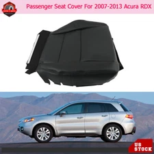 Black Seat Cover Passenger Bottom Perforated Leather For 2007-2012 Acura RDX