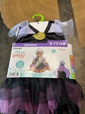 NWT DISNEY BABY URSULA LITTLE MERMAID COSTUME INFANT 6-12 MONTHS