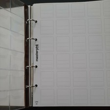 ALBUM PORTAMONETE RACCOGLITORE 22,5x26CM+5 PAGINE RINFORZATE TASCHE MISTE FOGLI