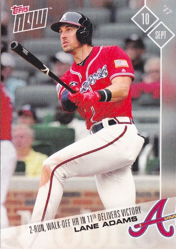2017 Topps Now 587 Lane Adams