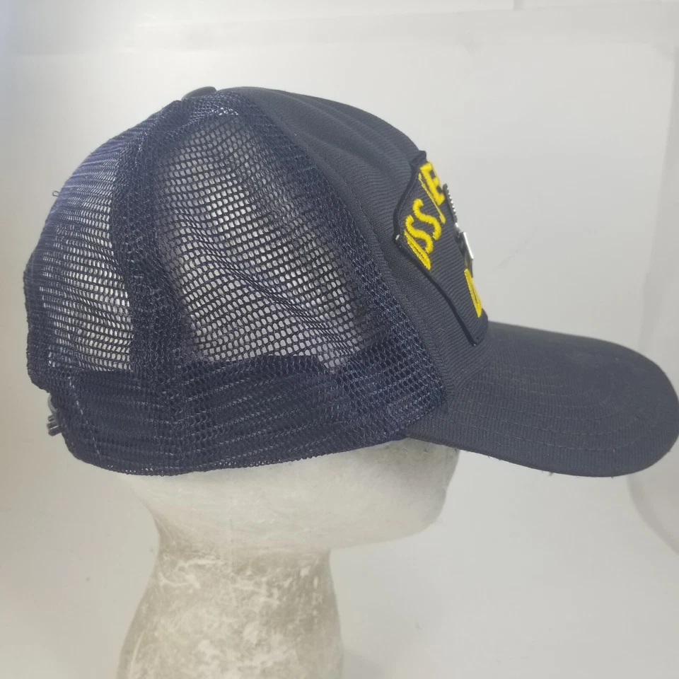 Gorra de béisbol USS Joseph Strauss DDG-16 malla Snapback vintage hecha en EE. UU. Foto 4 de 4