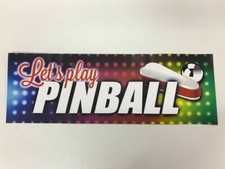 Sitcker pour vitrine salle de jeux flipper williams bally stern *****