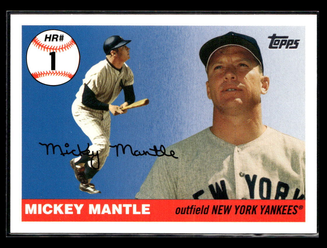 2006 Topps Mickey Mantle Home Run History #MHR4 Mickey Mantle
