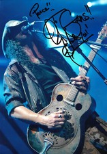 Eric Sardinas autograph signed 20x30 cm picture