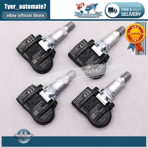 4Pcs 1034602-01-B TPMS Tire Pressure Sensor Monitor 433MHz For Tesla - Picture 2 of 8