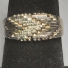 VINTAGE 925 ITALY STERLING SILVER FILIGREE RING SIZE 6 1/2