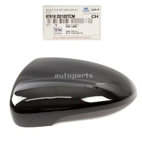 Genuine 87616D3100TCM Side Mirror Cover Left Driver For Hyundai Tucson 2016-2021